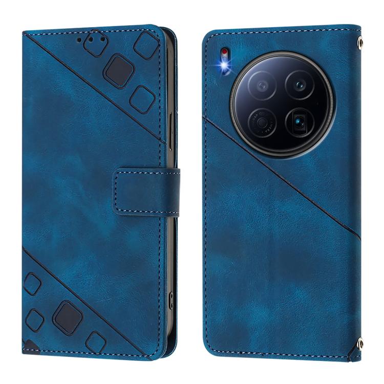 For Tecno Camon 40 Premier Skin Feel Embossed Leather Phone Case