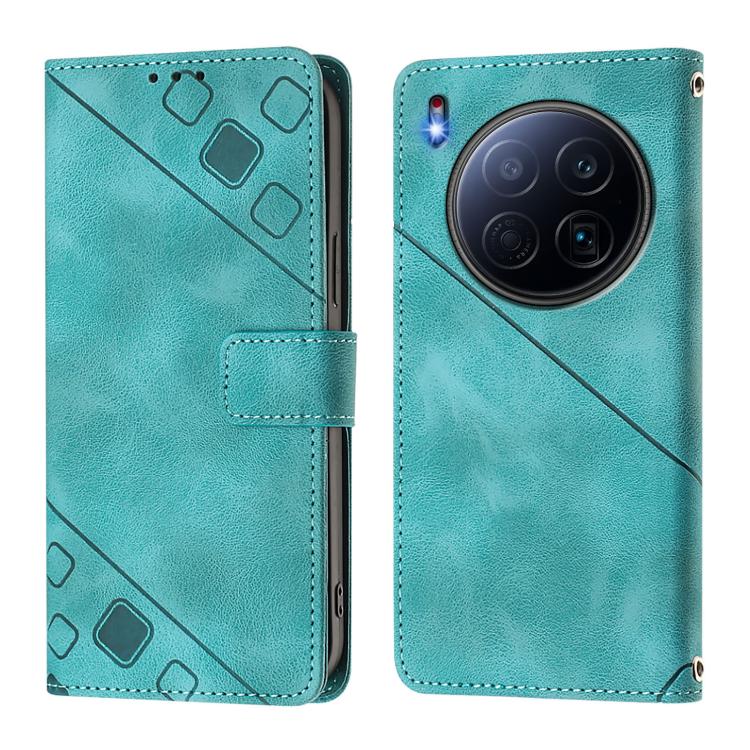 For Tecno Camon 40 Premier Skin Feel Embossed Leather Phone Case