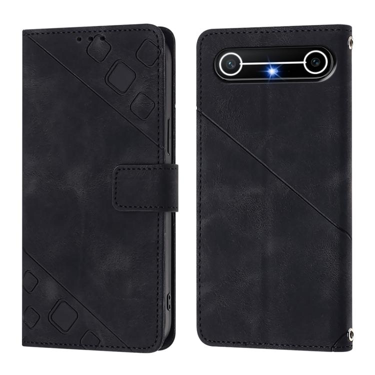 For Tecno Spark Slim 5G Skin Feel Embossed Leather Phone Case