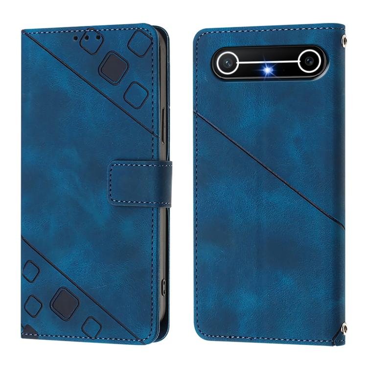 For Tecno Spark Slim 5G Skin Feel Embossed Leather Phone Case