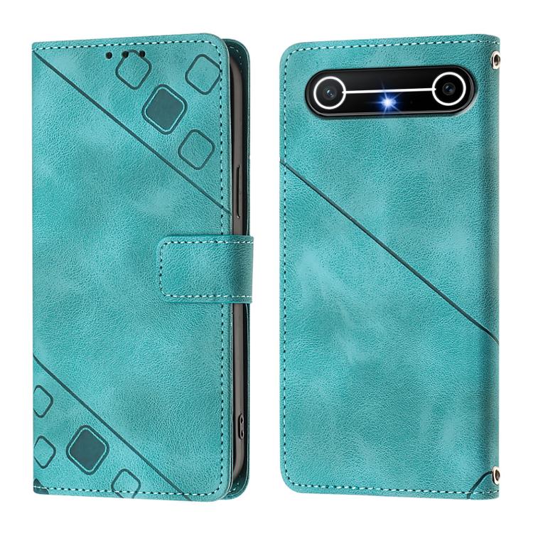 For Tecno Spark Slim 5G Skin Feel Embossed Leather Phone Case