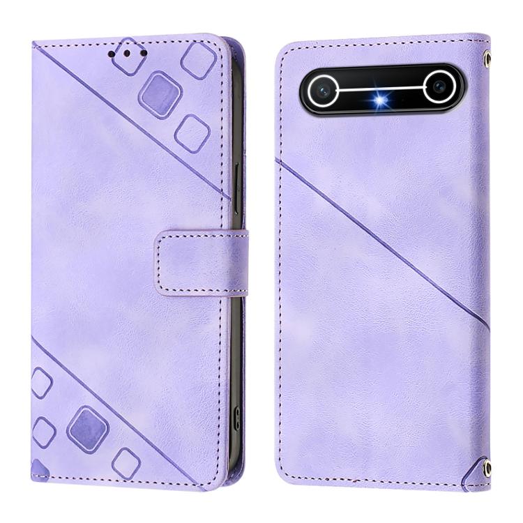 For Tecno Spark Slim 5G Skin Feel Embossed Leather Phone Case