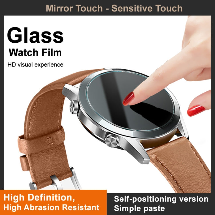 For Garmin Forerunner 955 IMAK Tempered Glass Watch Protective Film Self-contained Positioning Version