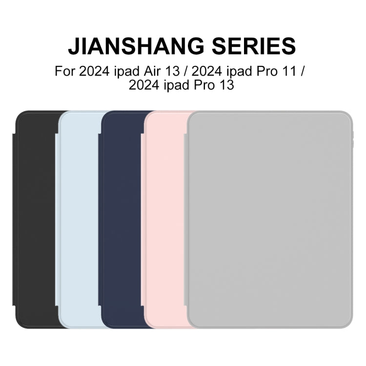 For iPad Pro 11 2025 / 2024 Mutural Jianshang Series Smart Leather Tablet Case