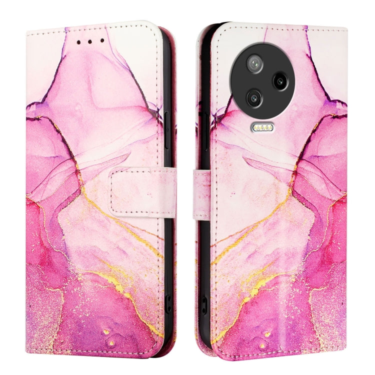 For Infinix Note 12 Pro 4G / Note 12 2023 PT003 Marble Pattern Flip Leather Phone Case