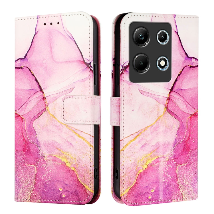 For Infinix Note 30 4G X6833B PT003 Marble Pattern Flip Leather Phone Case