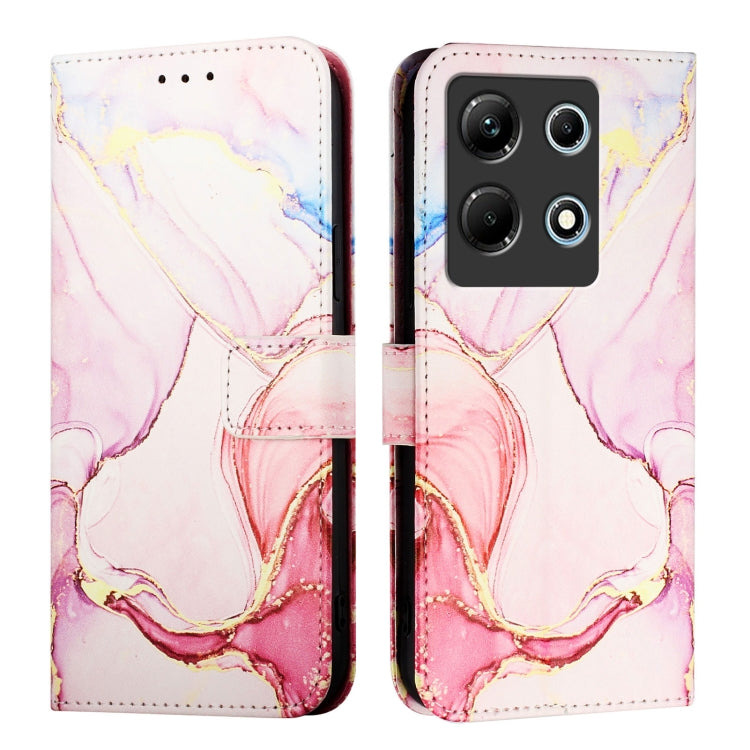 For Infinix Note 30 4G X6833B PT003 Marble Pattern Flip Leather Phone Case
