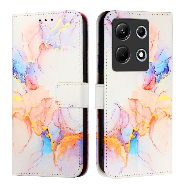 For Infinix Note 30 4G X6833B PT003 Marble Pattern Flip Leather Phone Case