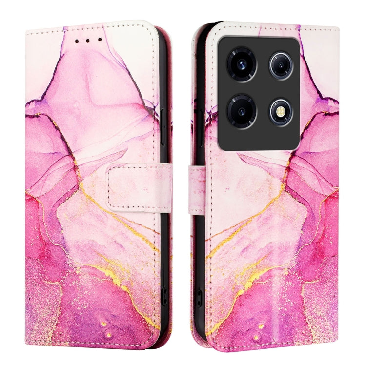 For Infinix Note 30 VIP PT003 Marble Pattern Flip Leather Phone Case