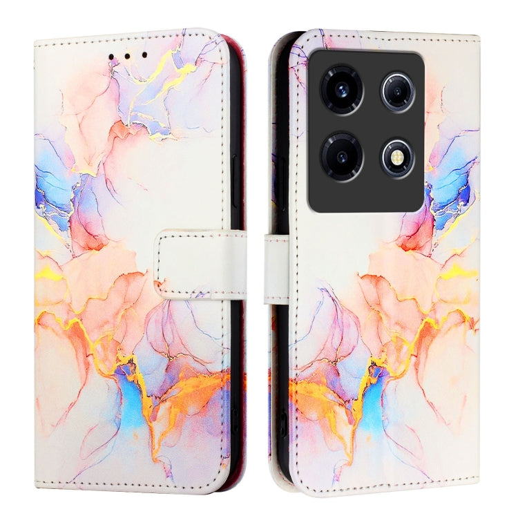 For Infinix Note 30 VIP PT003 Marble Pattern Flip Leather Phone Case