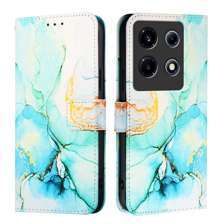 For Infinix Note 30 VIP PT003 Marble Pattern Flip Leather Phone Case
