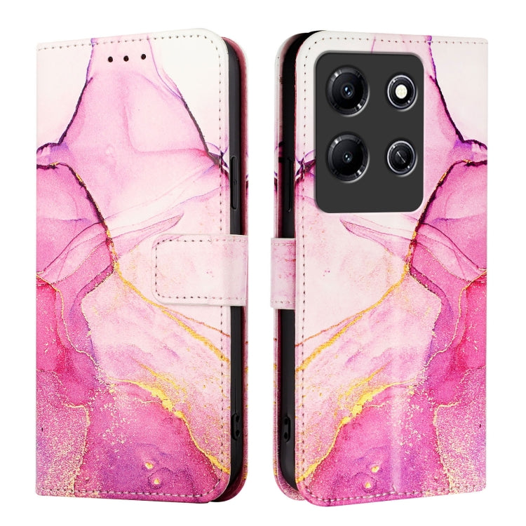 For Infinix Note 30i PT003 Marble Pattern Flip Leather Phone Case