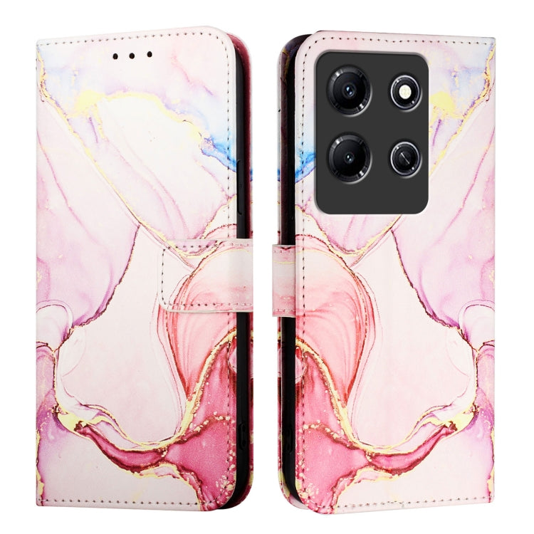 For Infinix Note 30i PT003 Marble Pattern Flip Leather Phone Case