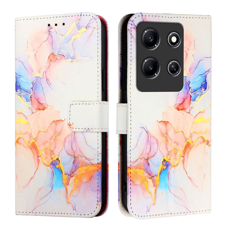 For Infinix Note 30i PT003 Marble Pattern Flip Leather Phone Case