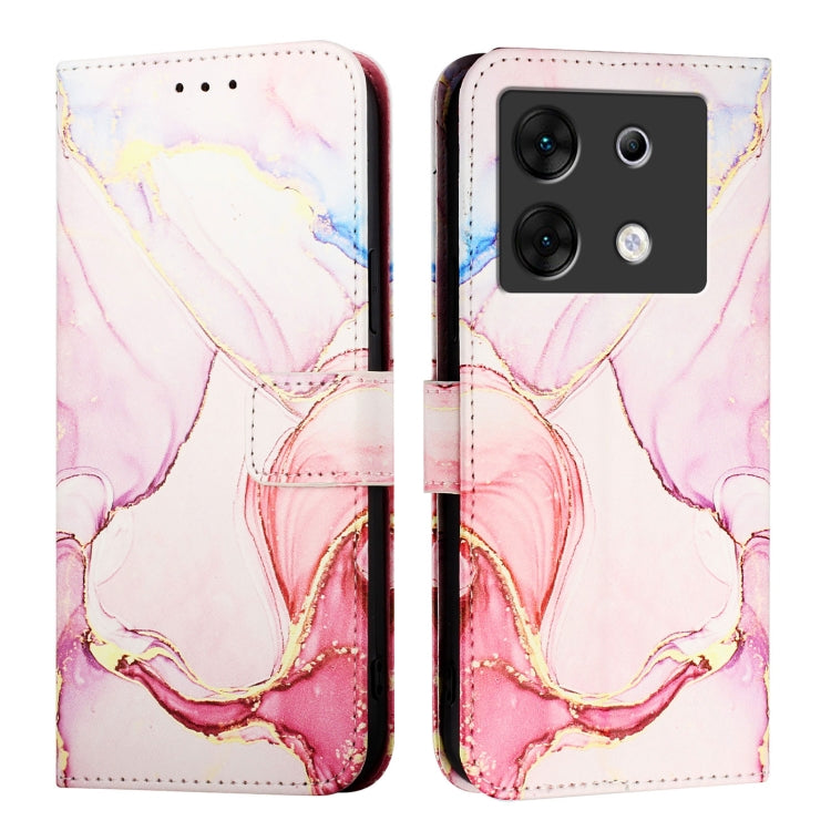 For Infinix Zero 30 5G PT003 Marble Pattern Flip Leather Phone Case