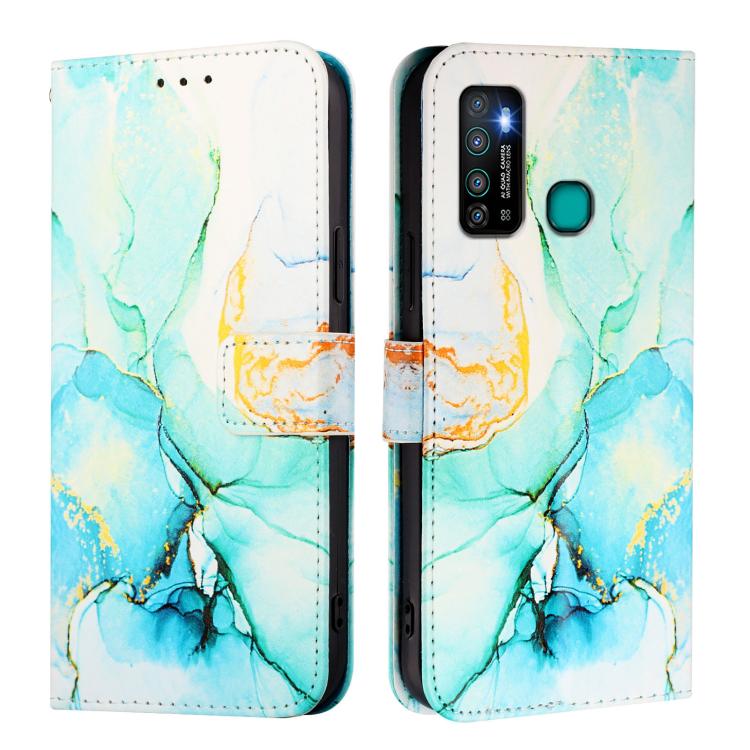 For Infinix Hot 90 / 90 Pro PT003 Marble Pattern Flip Leather Phone Case