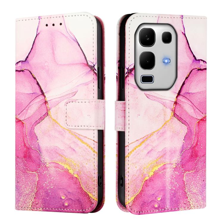 For Infinix Note 50s PT003 Marble Pattern Flip Leather Phone Case