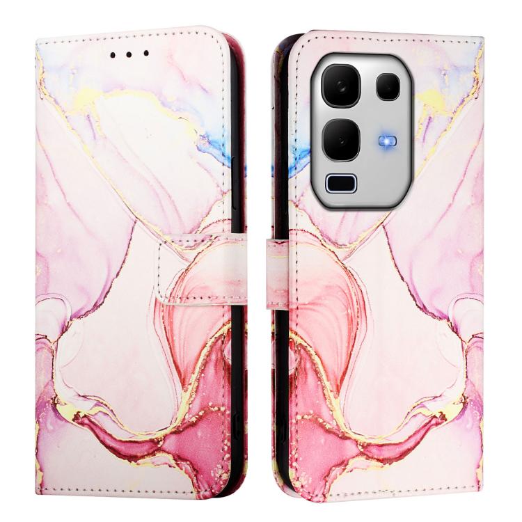 For Infinix Note 50s PT003 Marble Pattern Flip Leather Phone Case