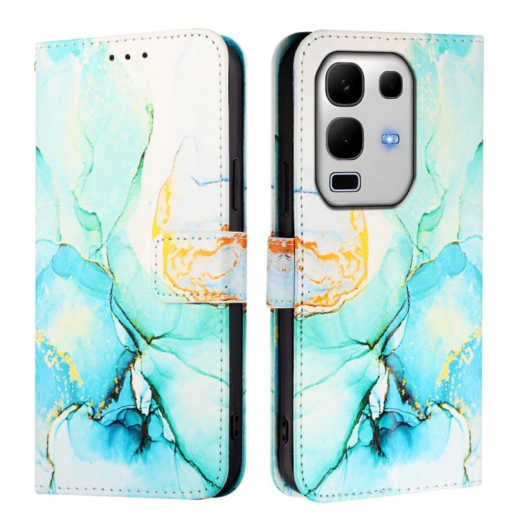 For Infinix Note 50s PT003 Marble Pattern Flip Leather Phone Case