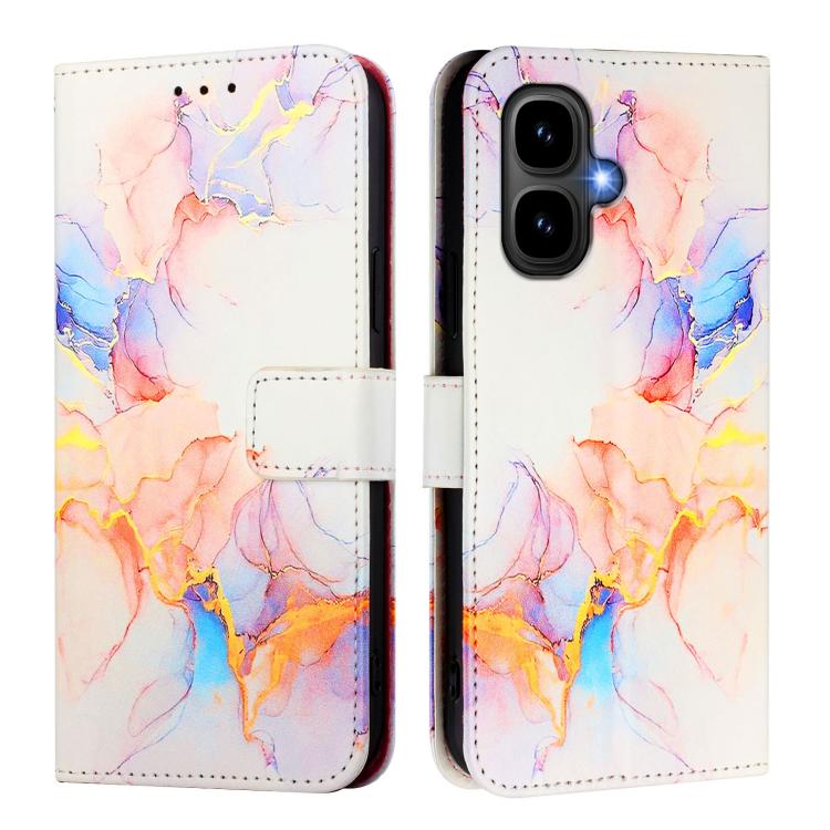 For Infinix Smart 10 / Tecno Pop 10 PT003 Marble Pattern Flip Leather Phone Case