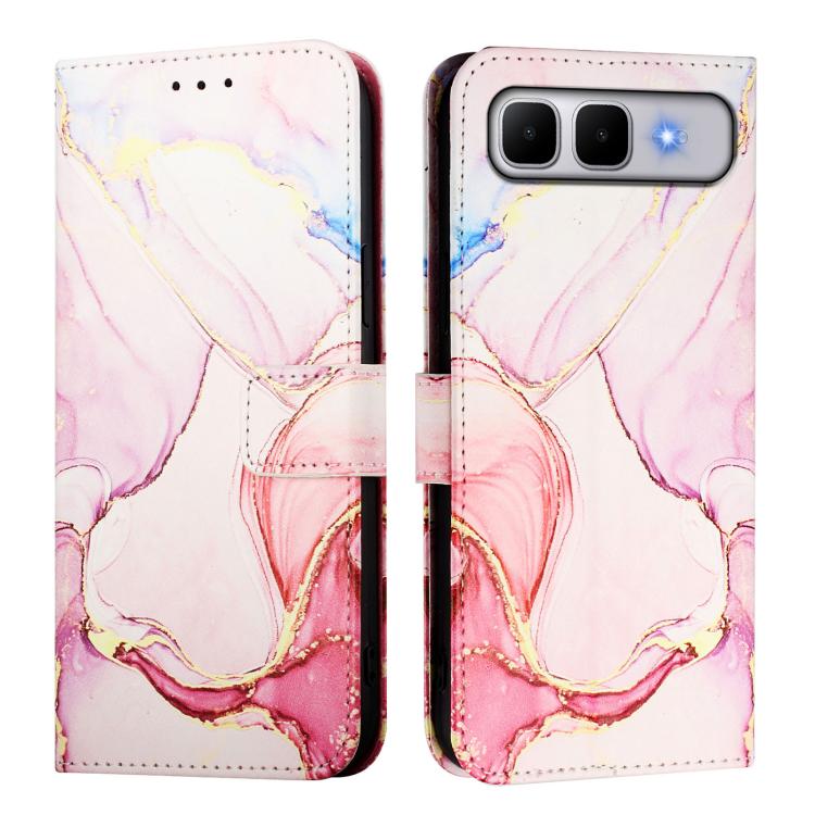 For Infinix Smart 10 Plus PT003 Marble Pattern Flip Leather Phone Case