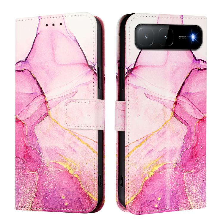 For Infinix Hot 60i 5G / Tecno Spark Go 5G PT003 Marble Pattern Flip Leather Phone Case