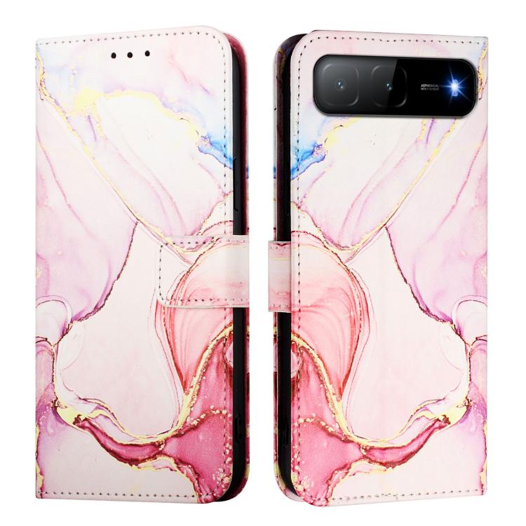 For Infinix Hot 60i 5G / Tecno Spark Go 5G PT003 Marble Pattern Flip Leather Phone Case