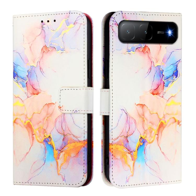 For Infinix Hot 60i 5G / Tecno Spark Go 5G PT003 Marble Pattern Flip Leather Phone Case