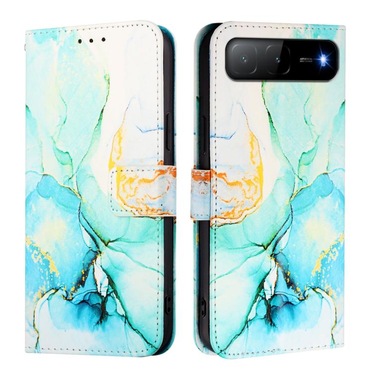 For Infinix Hot 60i 5G / Tecno Spark Go 5G PT003 Marble Pattern Flip Leather Phone Case