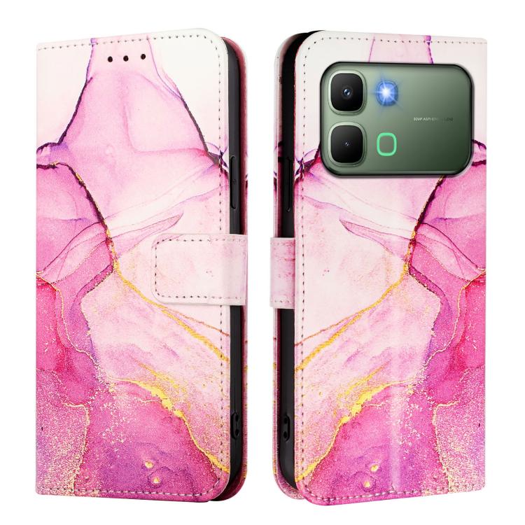 For Infinix Note Edge 5G PT003 Marble Pattern Flip Leather Phone Case