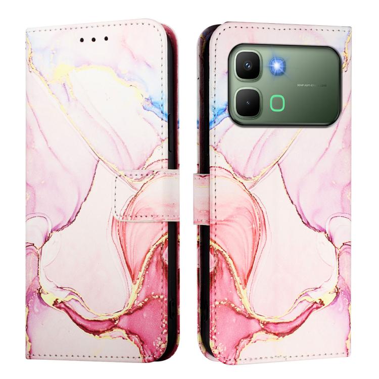 For Infinix Note Edge 5G PT003 Marble Pattern Flip Leather Phone Case