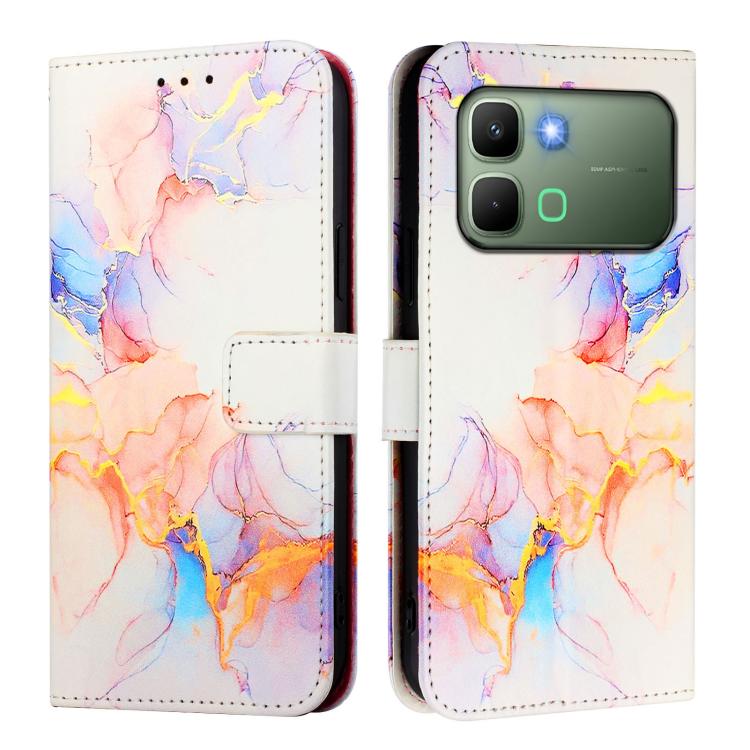 For Infinix Note Edge 5G PT003 Marble Pattern Flip Leather Phone Case