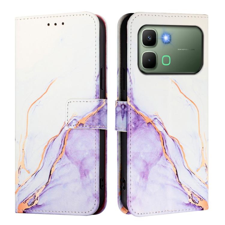 For Infinix Note Edge 5G PT003 Marble Pattern Flip Leather Phone Case