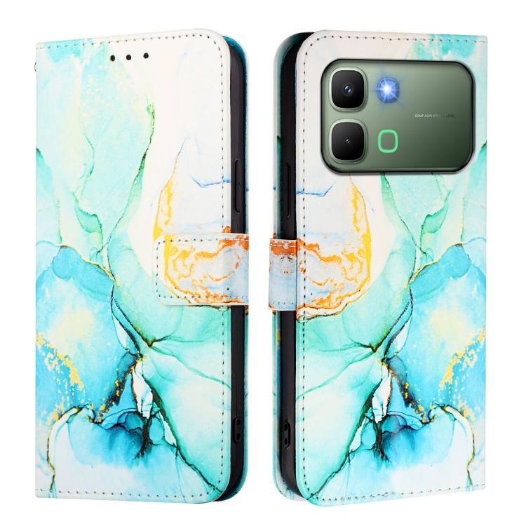 For Infinix Note Edge 5G PT003 Marble Pattern Flip Leather Phone Case
