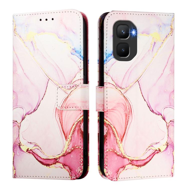 For Infinix GT 50 Pro 5G PT003 Marble Pattern Flip Leather Phone Case