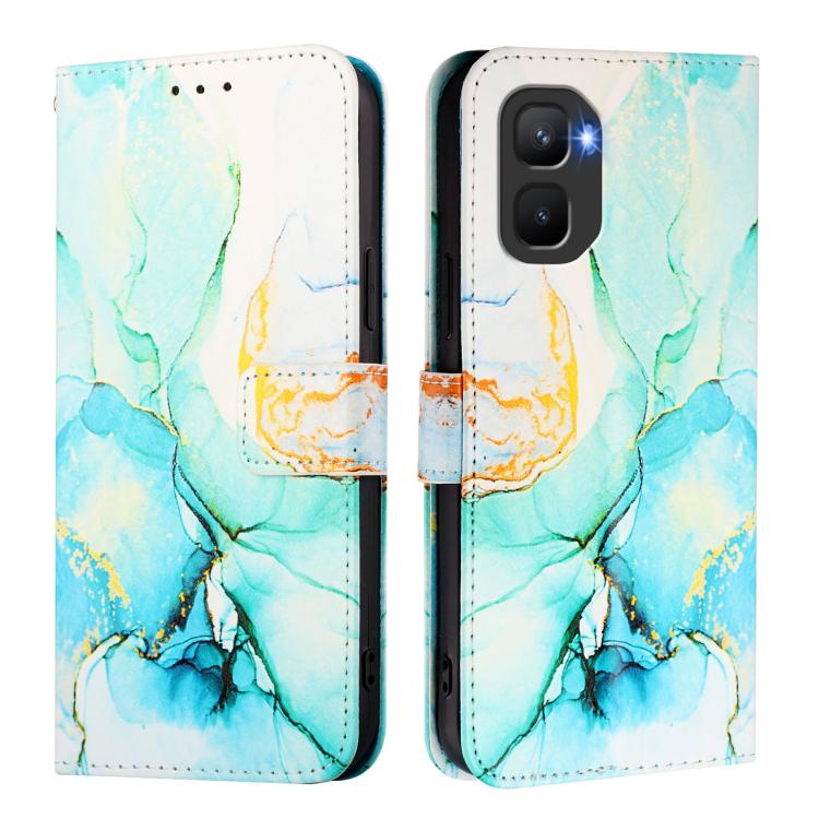 For Infinix GT 50 Pro 5G PT003 Marble Pattern Flip Leather Phone Case