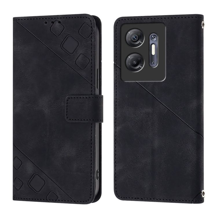 For Infinix Hot 30 5G Skin Feel Embossed Leather Phone Case