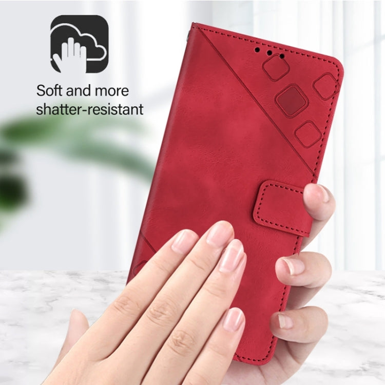 For Infinix Hot 30 5G Skin Feel Embossed Leather Phone Case