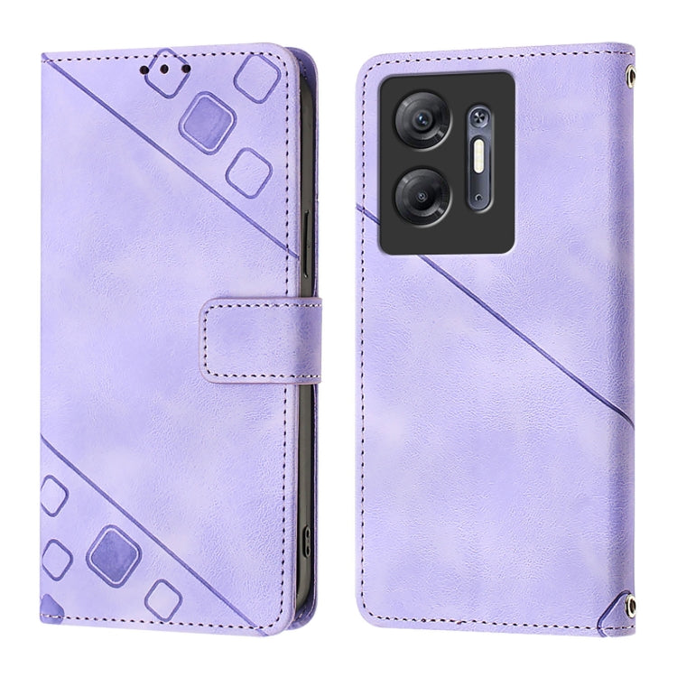 For Infinix Hot 30 5G Skin Feel Embossed Leather Phone Case