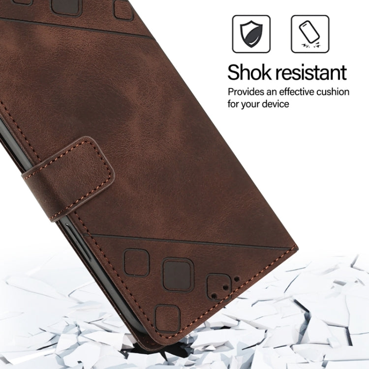 For Infinix Hot 30 5G Skin Feel Embossed Leather Phone Case