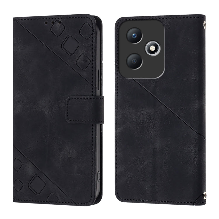 For Infinix Hot 30 Play / Hot 30 Play NFC Skin Feel Embossed Leather Phone Case
