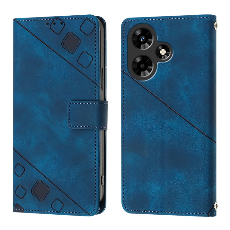 For Infinix Hot 30i Skin Feel Embossed Leather Phone Case