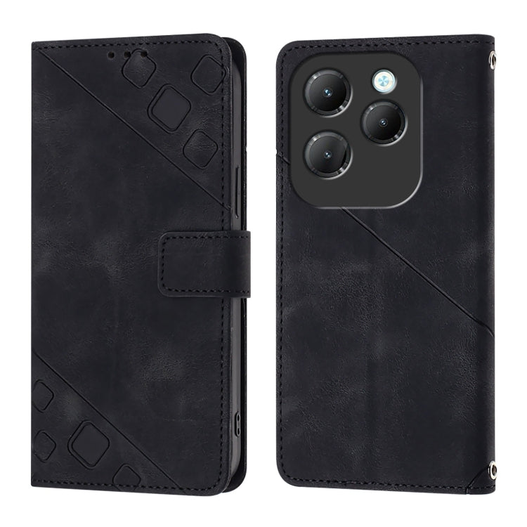 For Infinix Hot 40 / Hot 40 Pro Skin Feel Embossed Leather Phone Case
