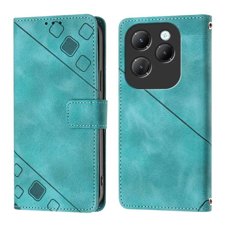 For Infinix Hot 40 / Hot 40 Pro Skin Feel Embossed Leather Phone Case