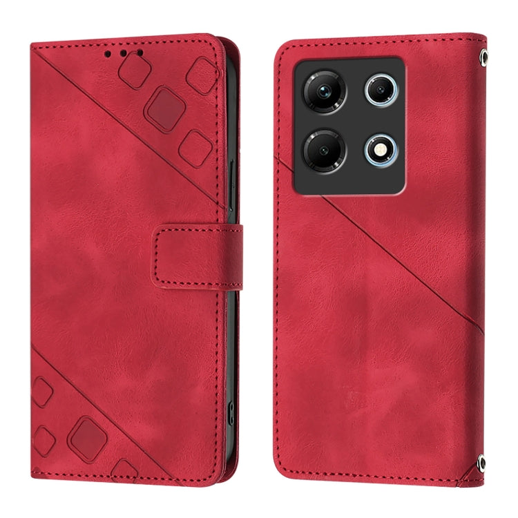 For Infinix Note 30 4G X6833B Skin Feel Embossed Leather Phone Case