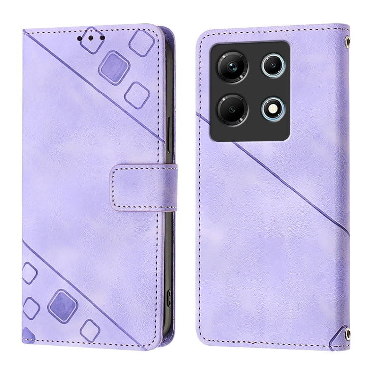 For Infinix Note 30 4G X6833B Skin Feel Embossed Leather Phone Case
