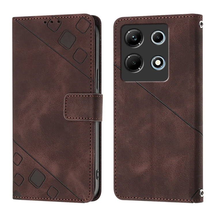 For Infinix Note 30 4G X6833B Skin Feel Embossed Leather Phone Case