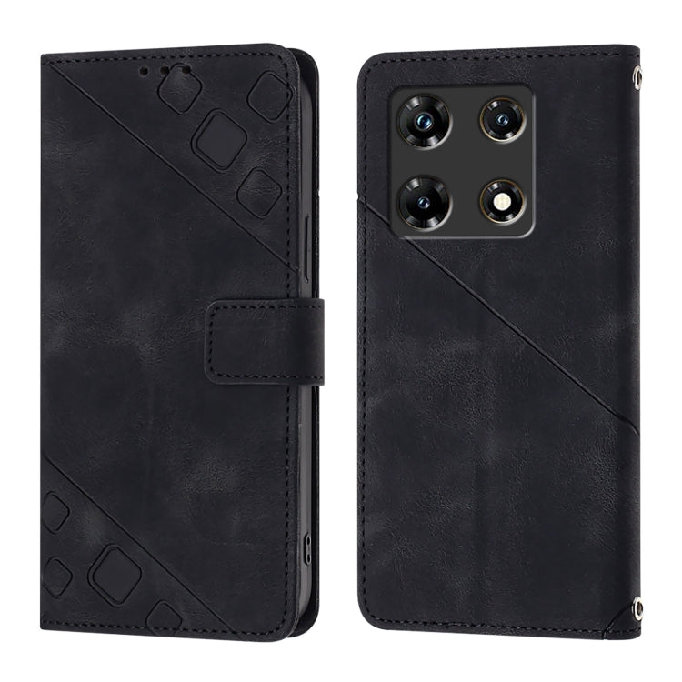 For Infinix Note 30 Pro / Note 30 5G Skin Feel Embossed Leather Phone Case