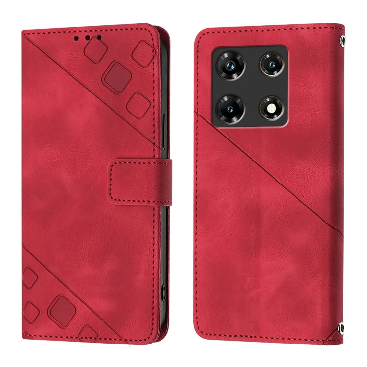 For Infinix Note 30 Pro / Note 30 5G Skin Feel Embossed Leather Phone Case