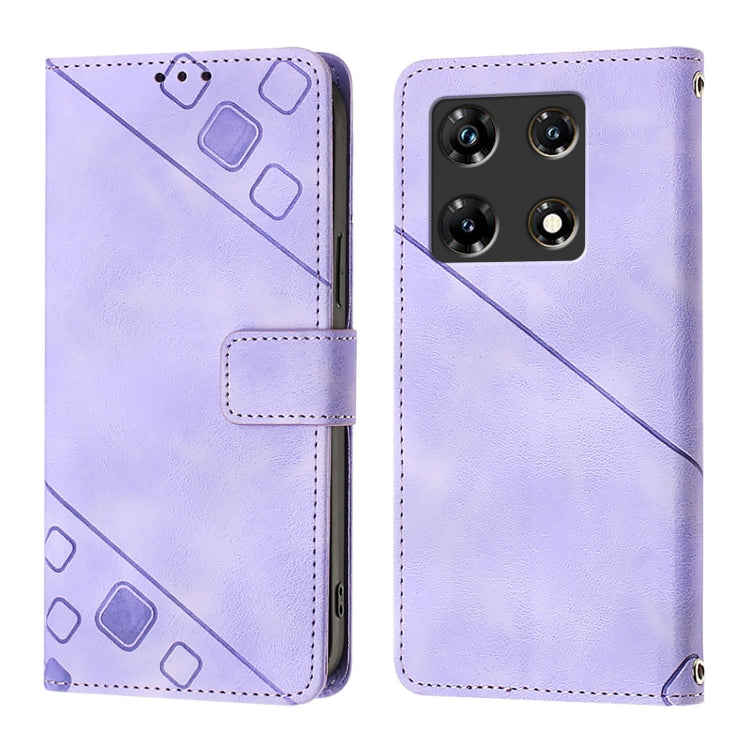 For Infinix Note 30 Pro / Note 30 5G Skin Feel Embossed Leather Phone Case